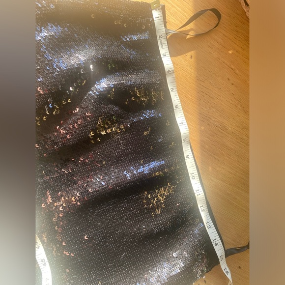THEORY Black Sequin Miniskirt - Picture 4 of 4